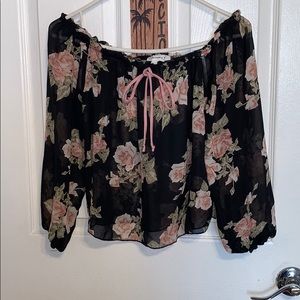 Off the shoulders blouse
